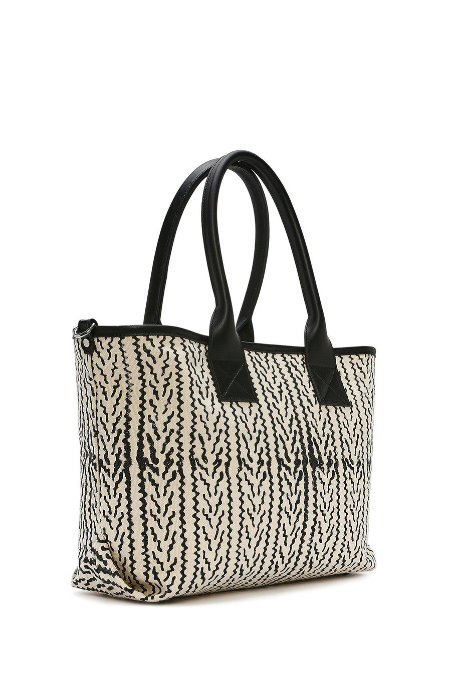 Kastamonu Stone Print Women's Black Patterned Shoulder Bag