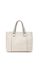 Kadın Bej Uzun Askılı Deri Omuz Çantası | Derimod