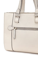 Kadın Bej Uzun Askılı Deri Omuz Çantası | Derimod