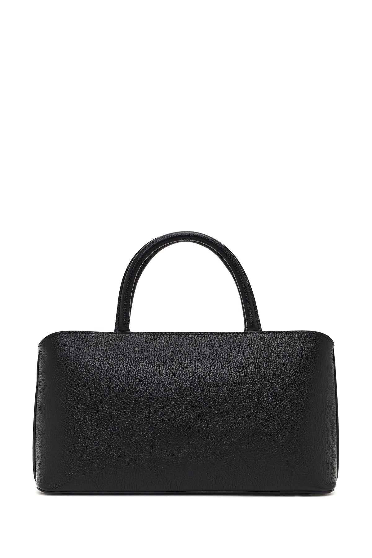 Kadın Siyah Uzun Askılı Deri Kol Çantası