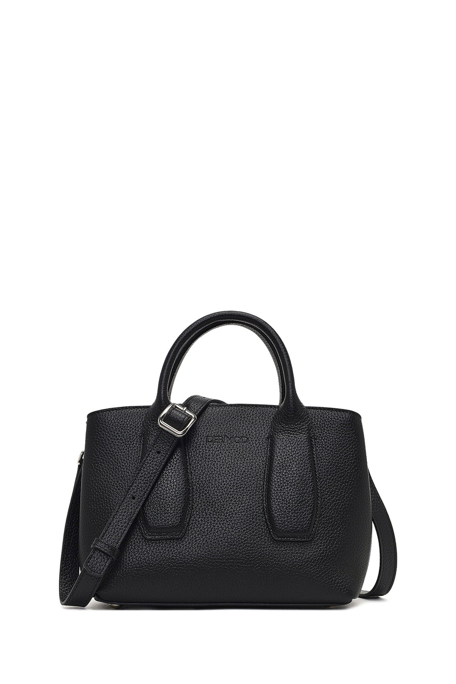 Women's Black Long Strap Classic Leather Shoulder Bag 25SBD2311FT | Derimod