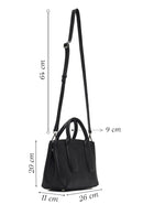 Kadın Siyah Uzun Askılı Klasik Deri Kol Çantası | Derimod