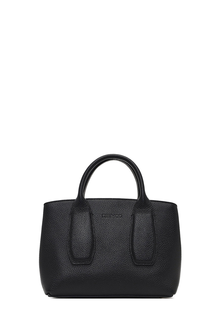 Women's Black Long Strap Classic Leather Shoulder Bag