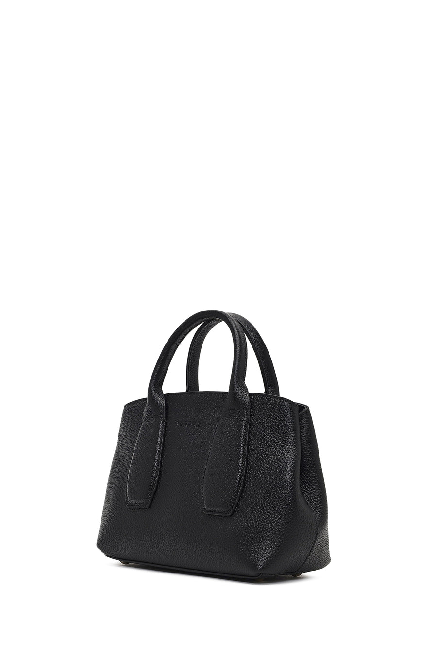 Women's Black Long Strap Classic Leather Shoulder Bag