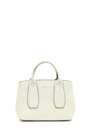 Kadın Krem Uzun Askılı Klasik Deri Kol Çantası | Derimod