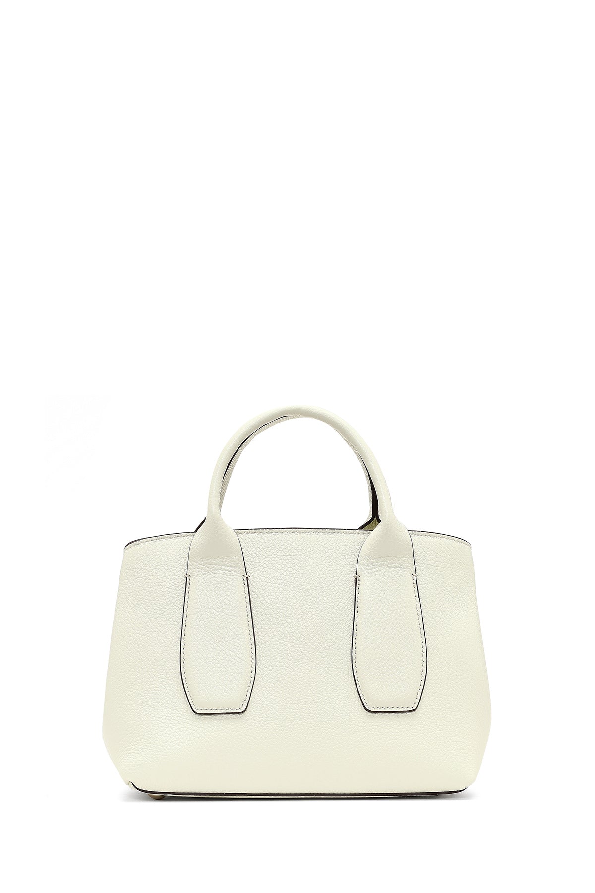 Kadın Krem Uzun Askılı Klasik Deri Kol Çantası