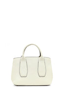 Kadın Krem Uzun Askılı Klasik Deri Kol Çantası | Derimod