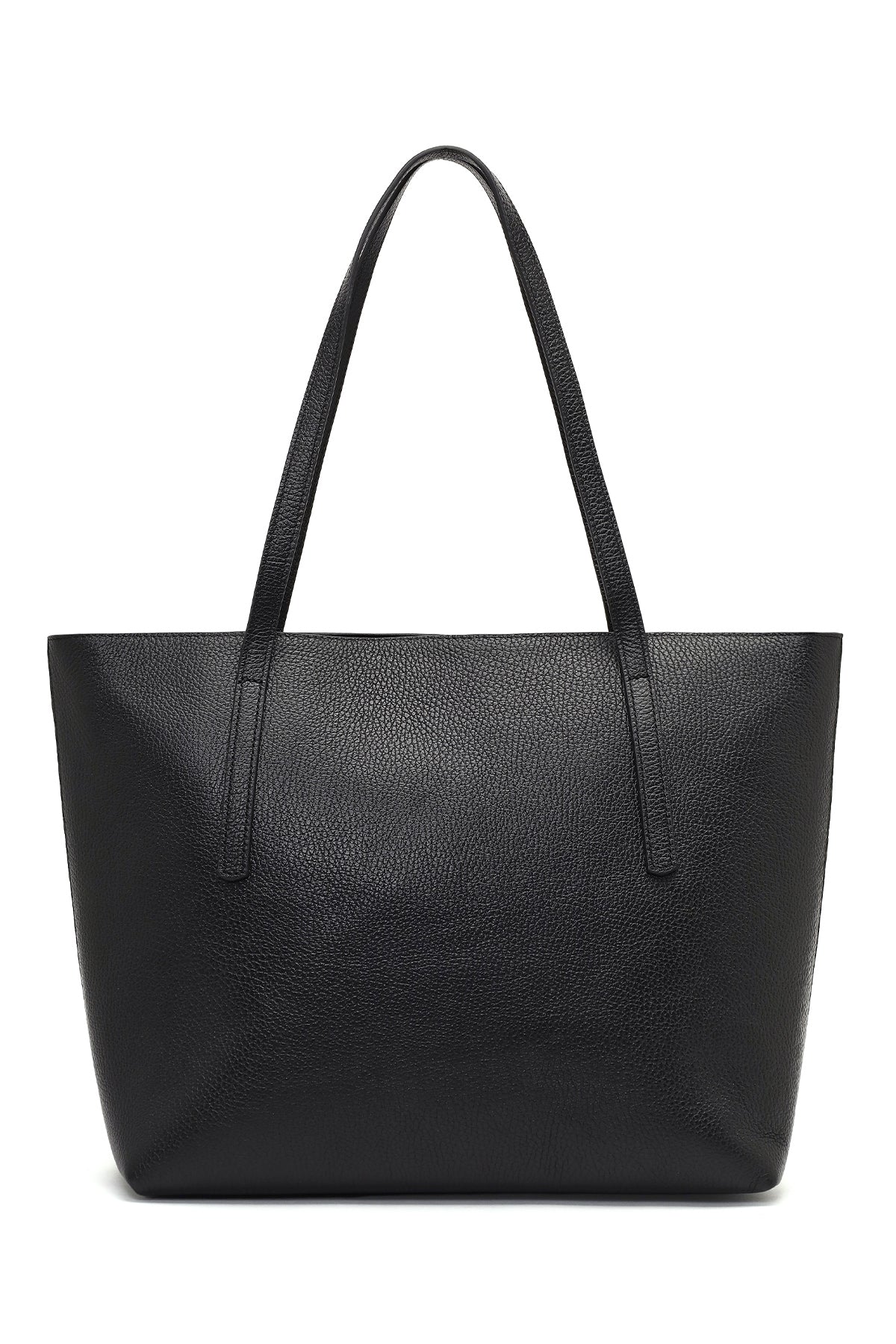 Kadın Siyah Deri Klasik Omuz Çantası