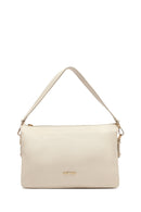 Woman Beige Long Strap Leather Shoulder bag | Derimod