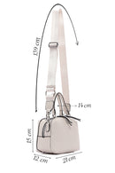 Women's Cream Long Strap Crossbody Bag | Derimod