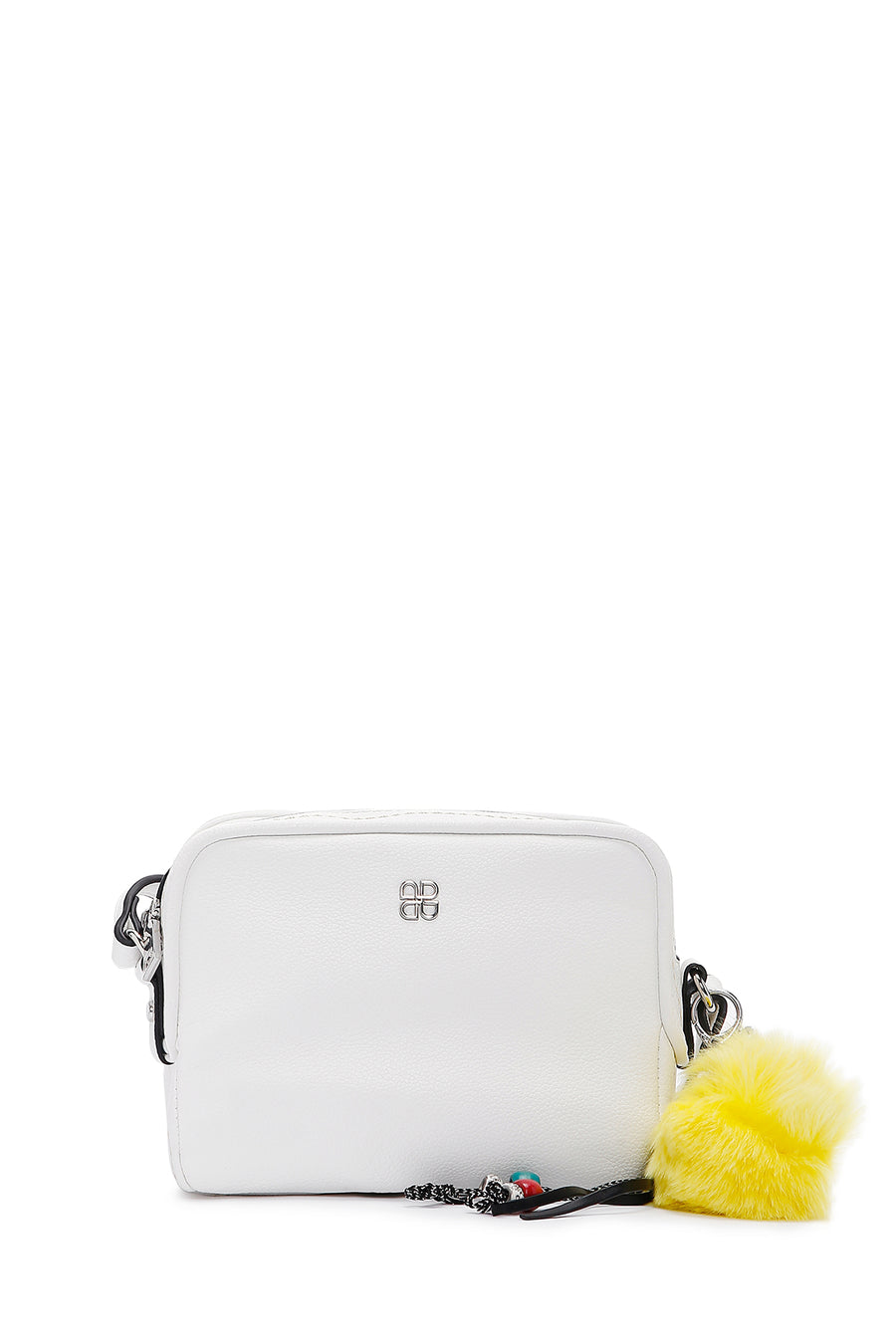 Women's White Long Strap Crossbody Bag