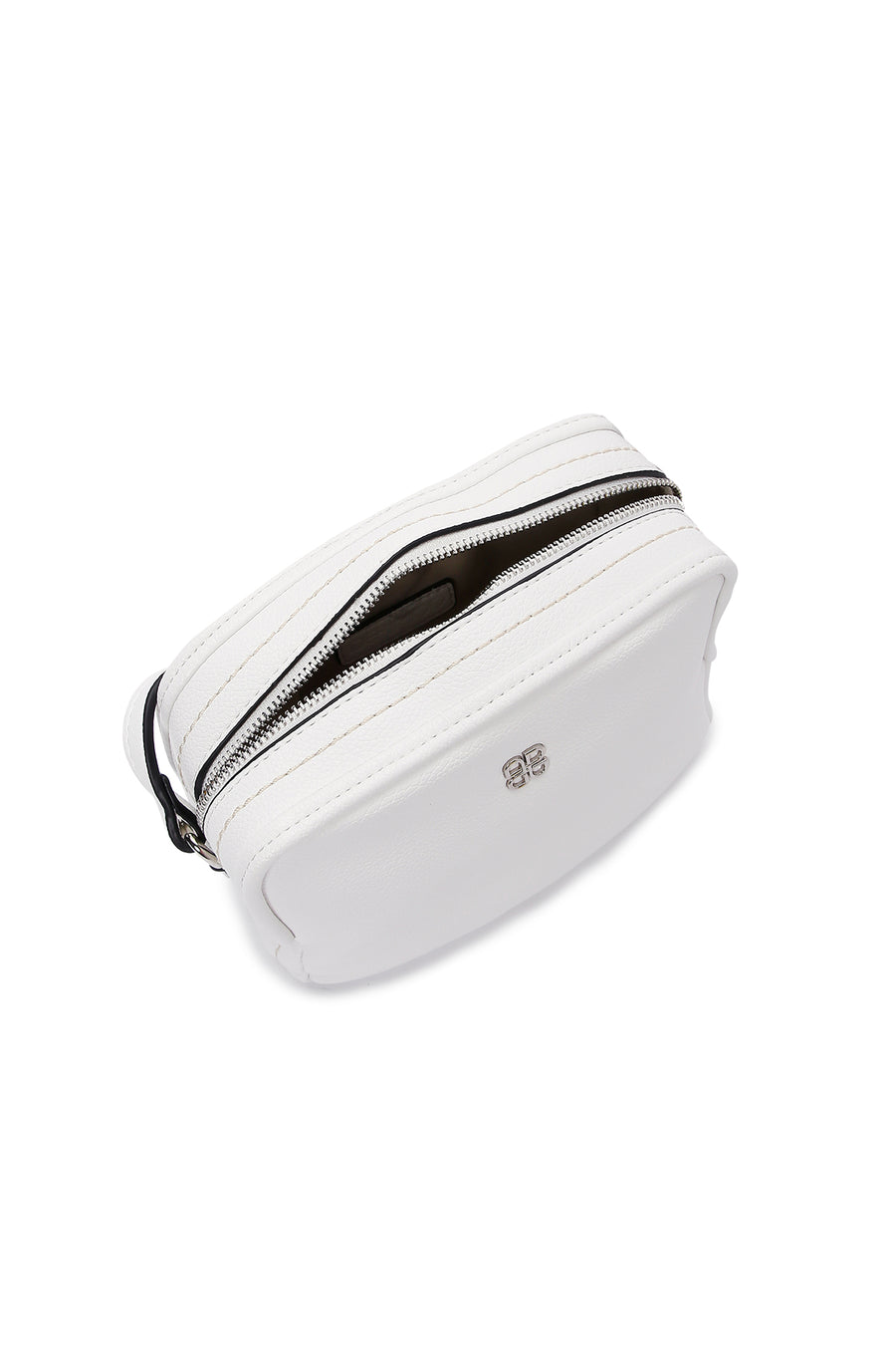 Women's White Long Strap Crossbody Bag