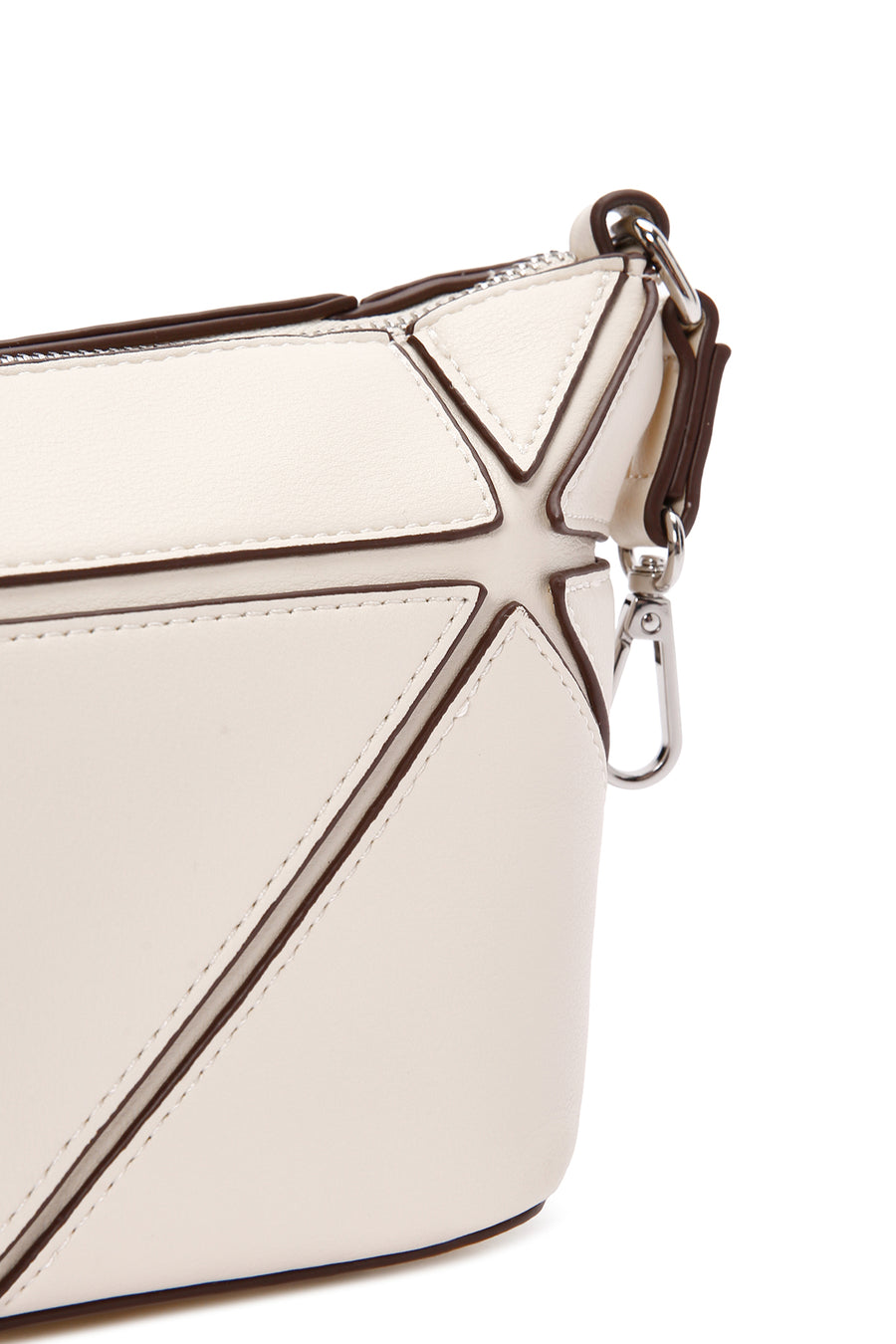 Women's Cream Long Strap Crossbody Bag