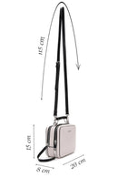 Women's Gray Long Strap Crossbody Bag | Derimod