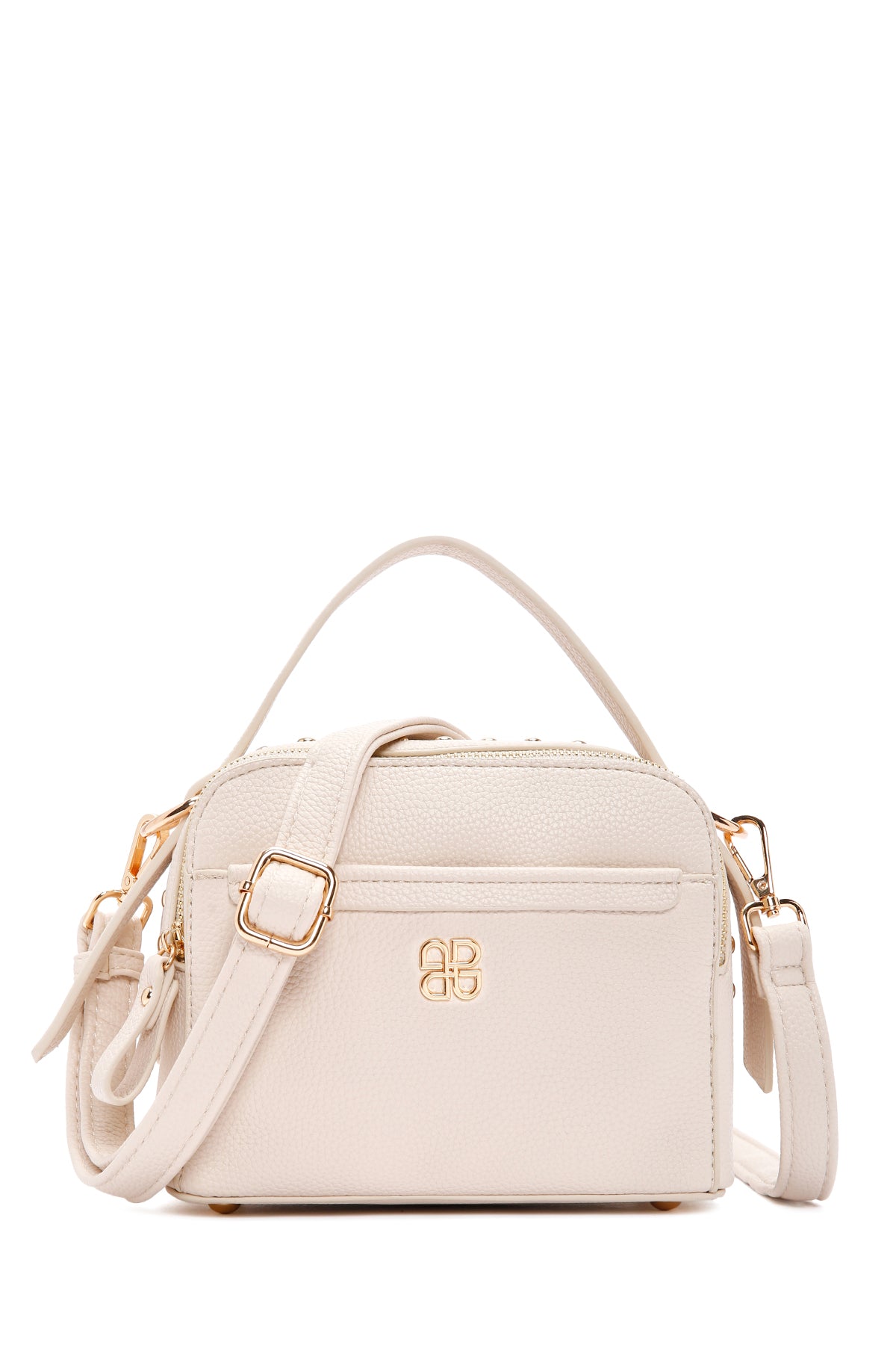 Women's Cream Long Strap Crossbody Bag 25SBD2422FT | Derimod
