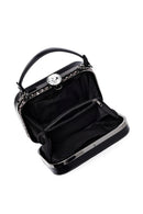 Kadın Siyah Uzun Askılı Taşlı Kol Çantası | Derimod