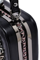 Kadın Siyah Uzun Askılı Taşlı Kol Çantası | Derimod