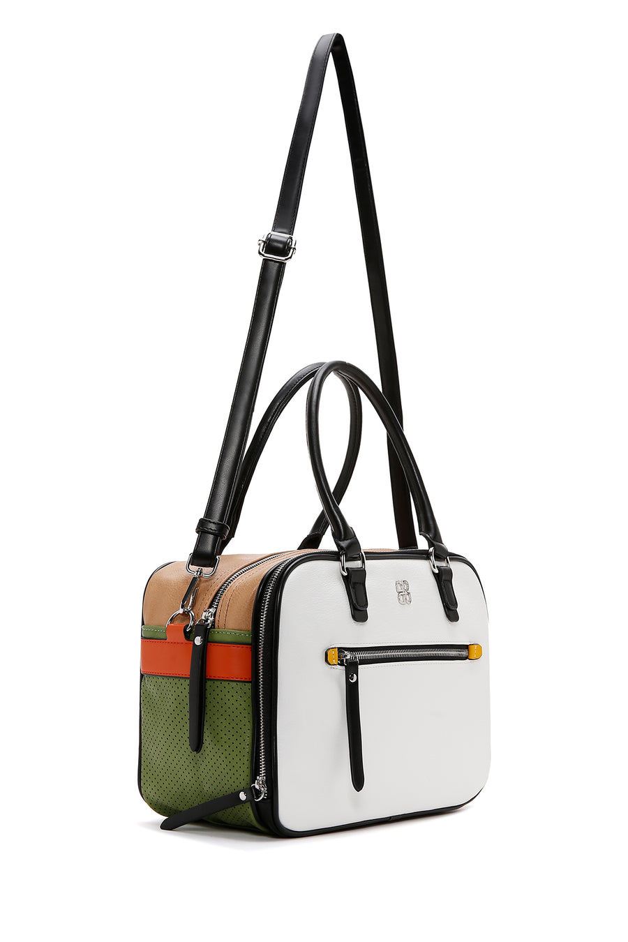 Women's White Long Strap Shoulder Bag