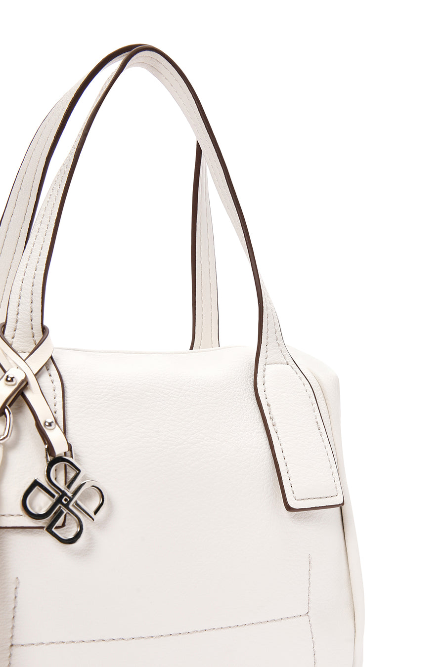 Women's Cream Long Strap Shoulder Bag