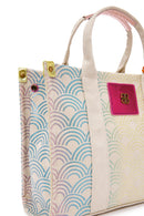 Women's Multi-Colored Long Strap Fabric Shoulder Bag | Derimod