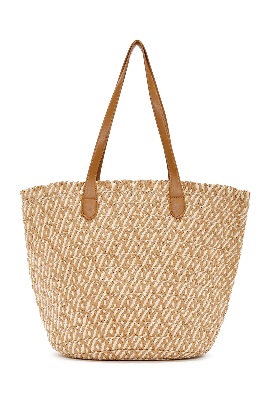 Women's Mink Straw Shoulder Bag
