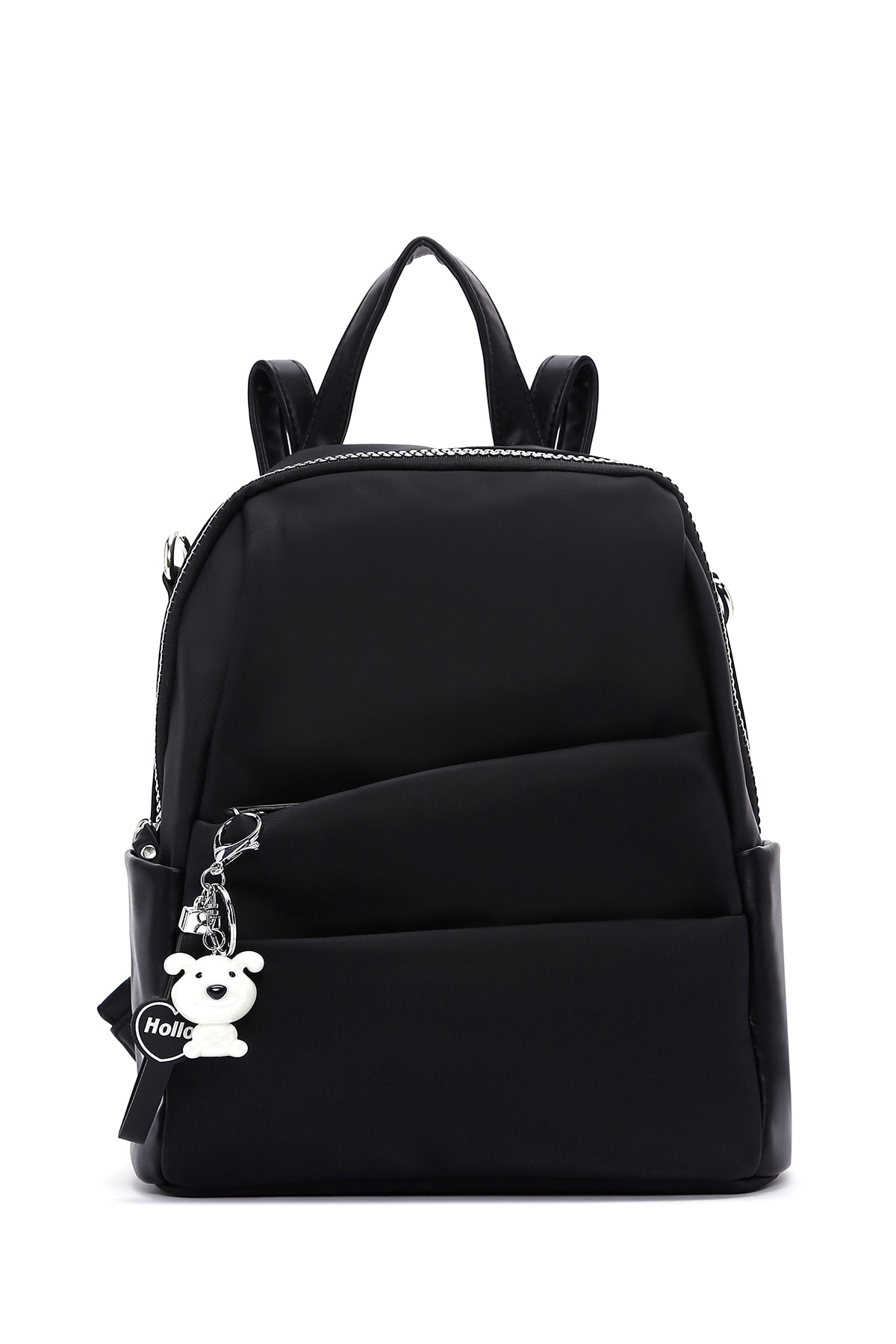 Women's Black Long Strap Backpack 25SBD24526F | Derimod