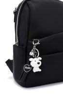 Women's Black Long Strap Backpack | Derimod