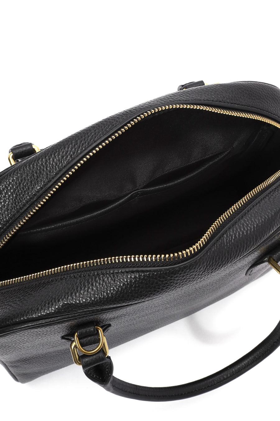 Women's Black Long Strap Accessory Leather Handbag