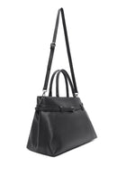 Women's Black Long Strap Classic Leather Handbag | Derimod