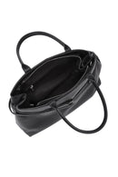 Women's Black Long Strap Classic Leather Handbag | Derimod