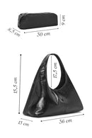 Kadın Siyah Mini Klasik Deri Kol Çantası | Derimod