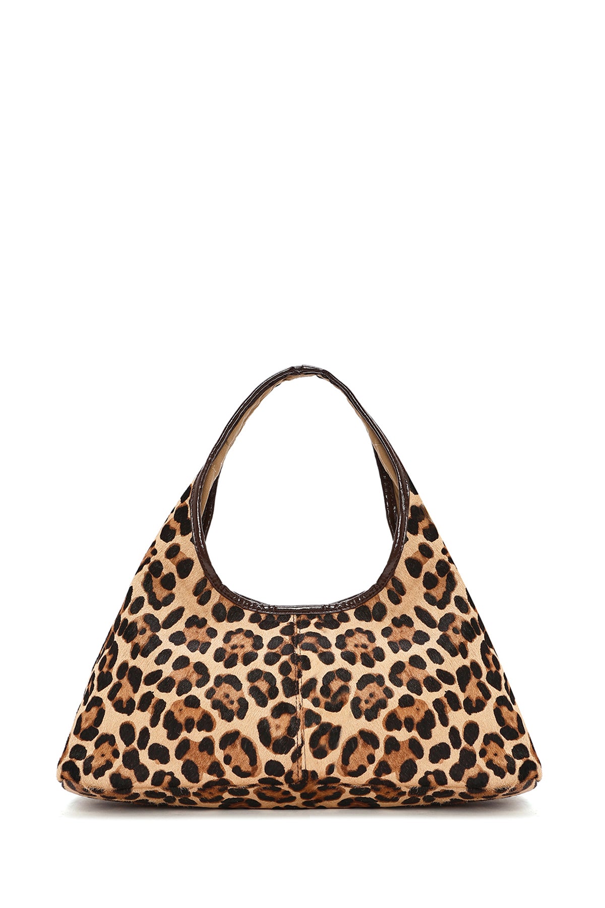 Kadın Leopar Mini Deri Kol Çantası 25SBD2476W2 | Derimod