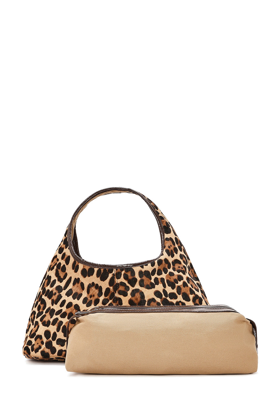 Women's Leopard Mini Leather Handbag