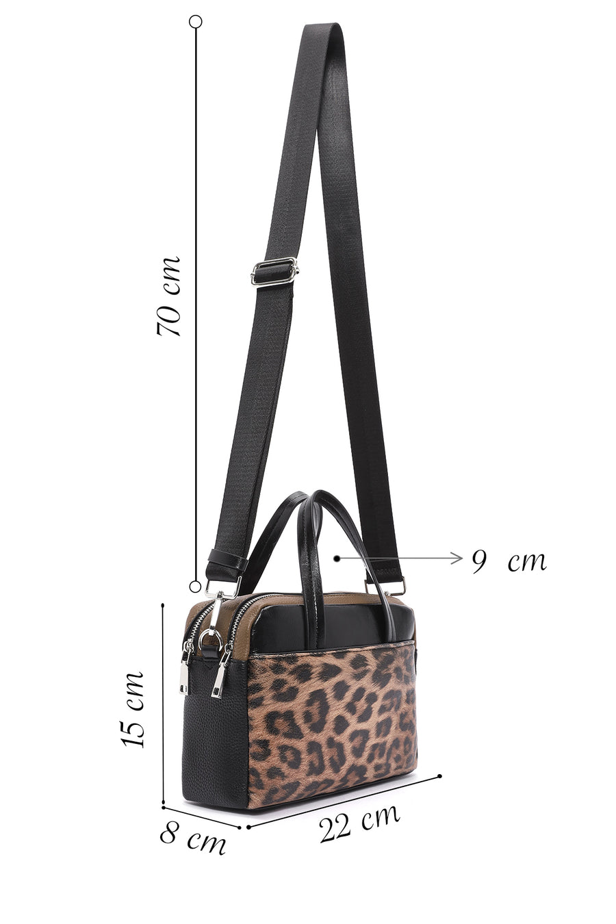 Women's Leopard Long Shoulder Bag