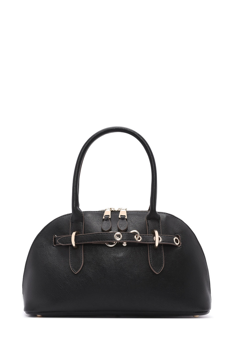 Women's Black Long Strap Mini Handbag