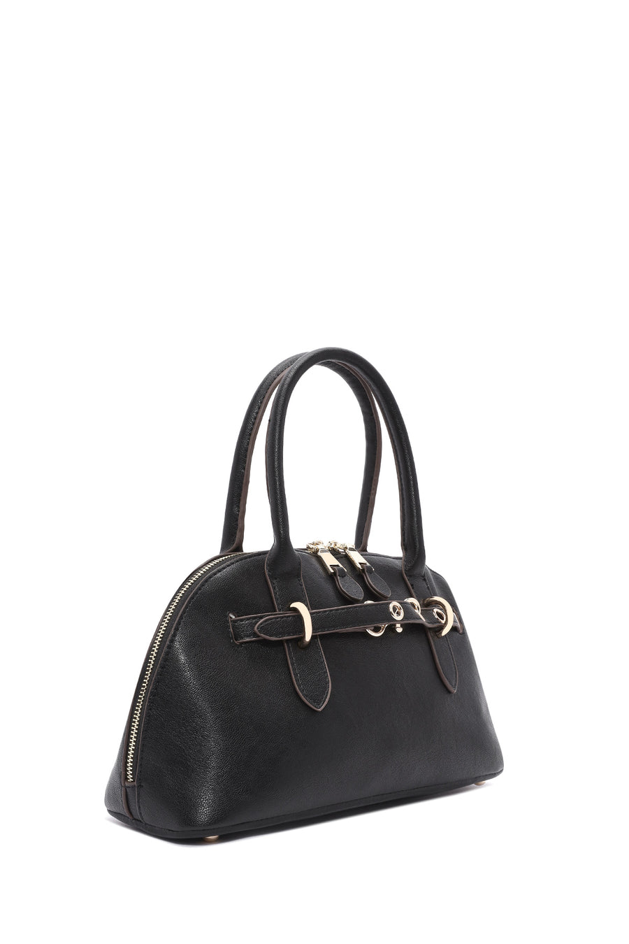Women's Black Long Strap Mini Handbag