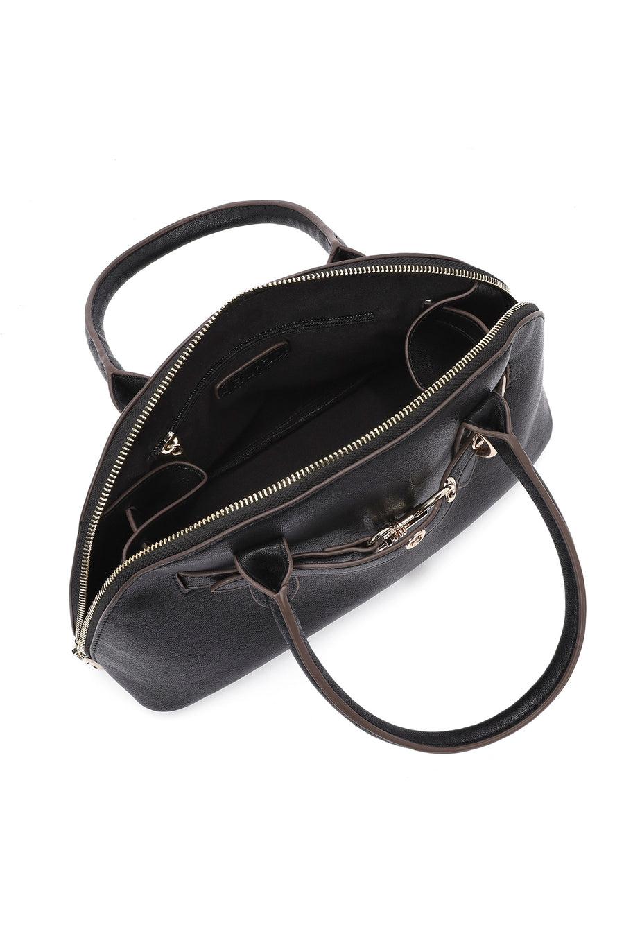 Women's Black Long Strap Mini Handbag