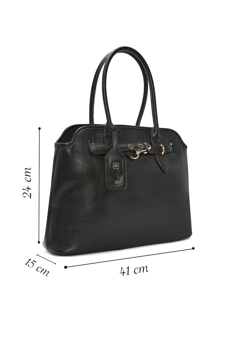 Women's Black Classic Shoulder Bag