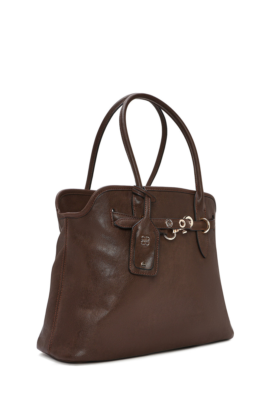 Women's Brown Classic Shoulder Bag