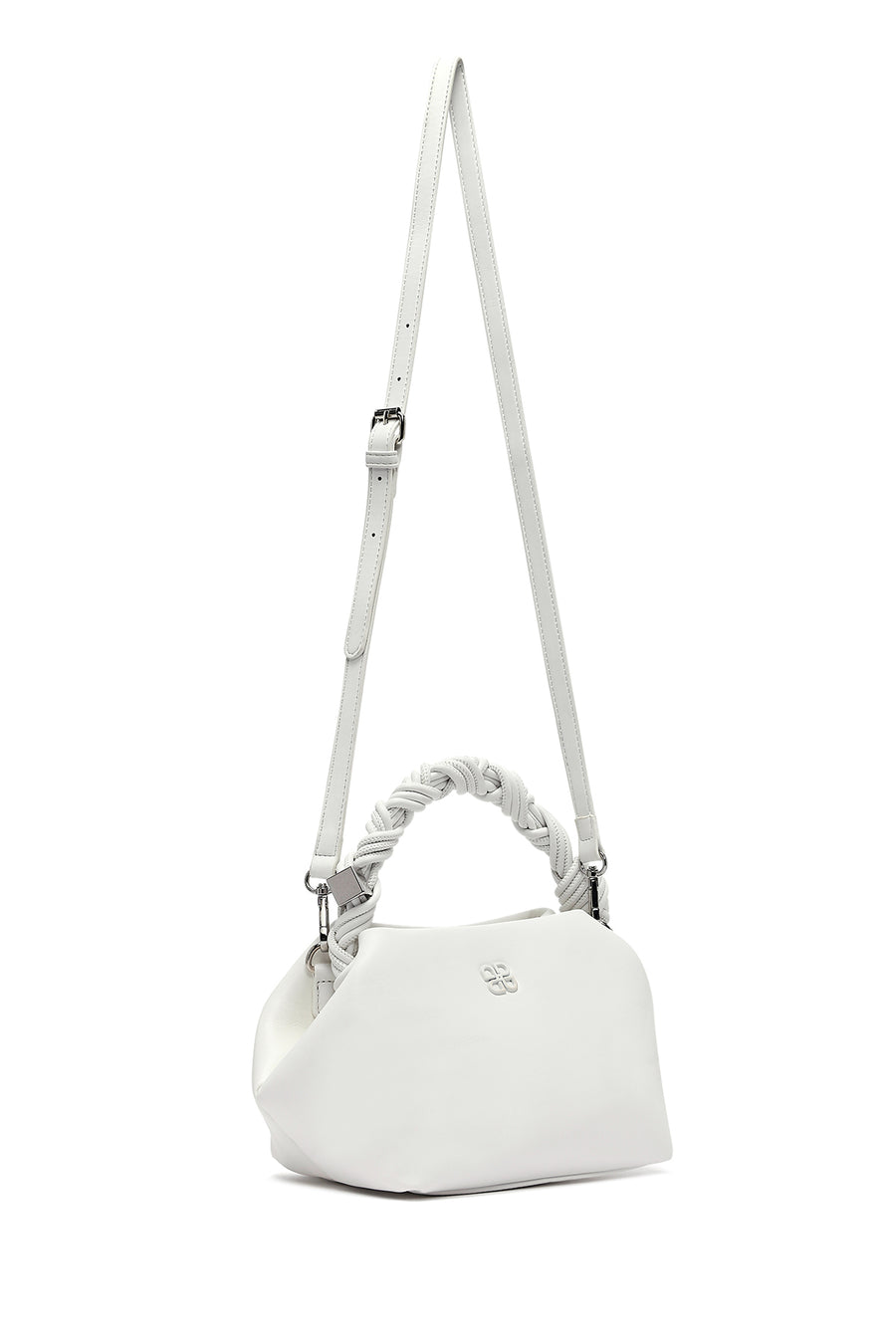 Women's White Long Strap Mini Handbag