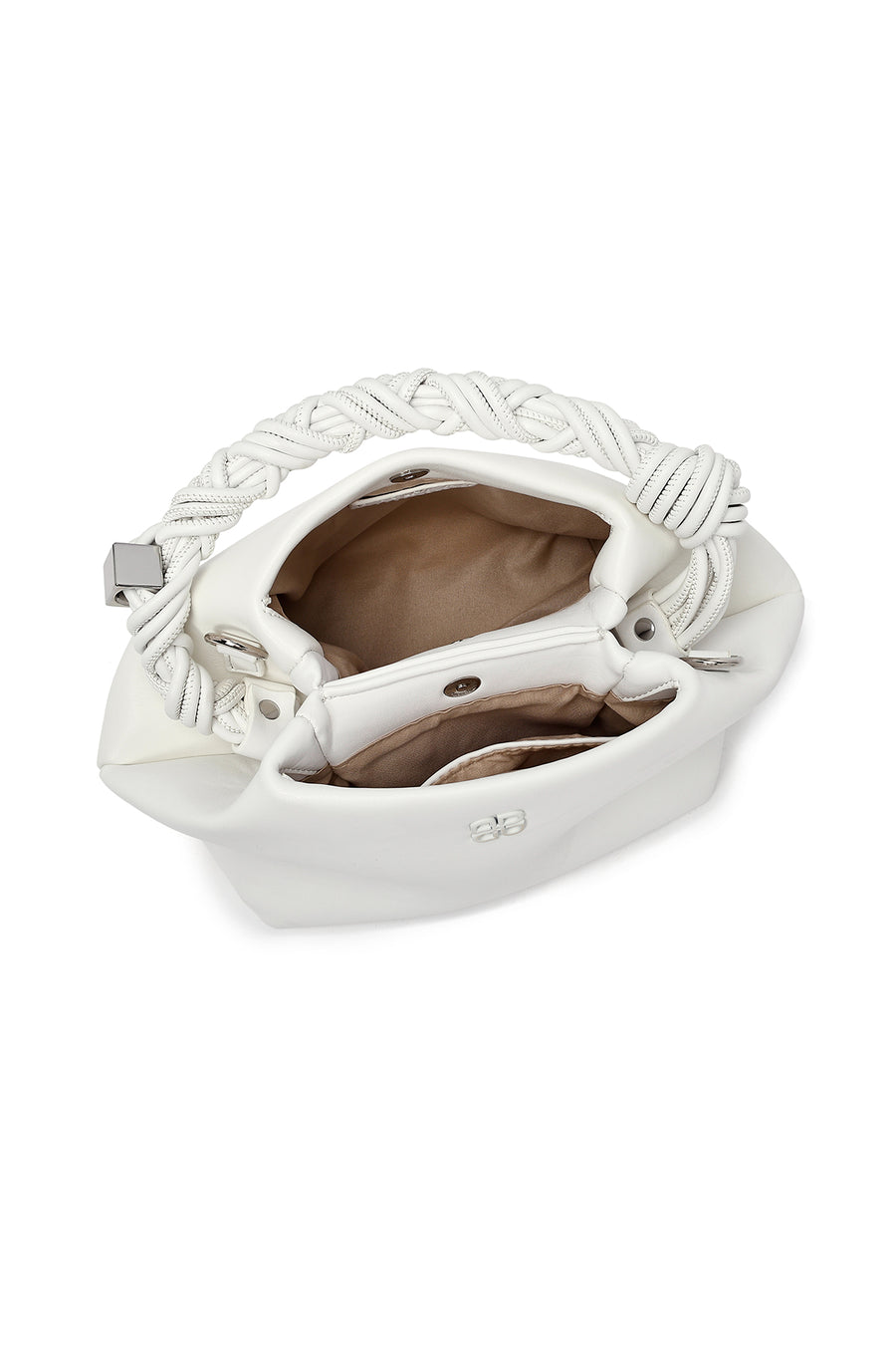 Women's White Long Strap Mini Handbag