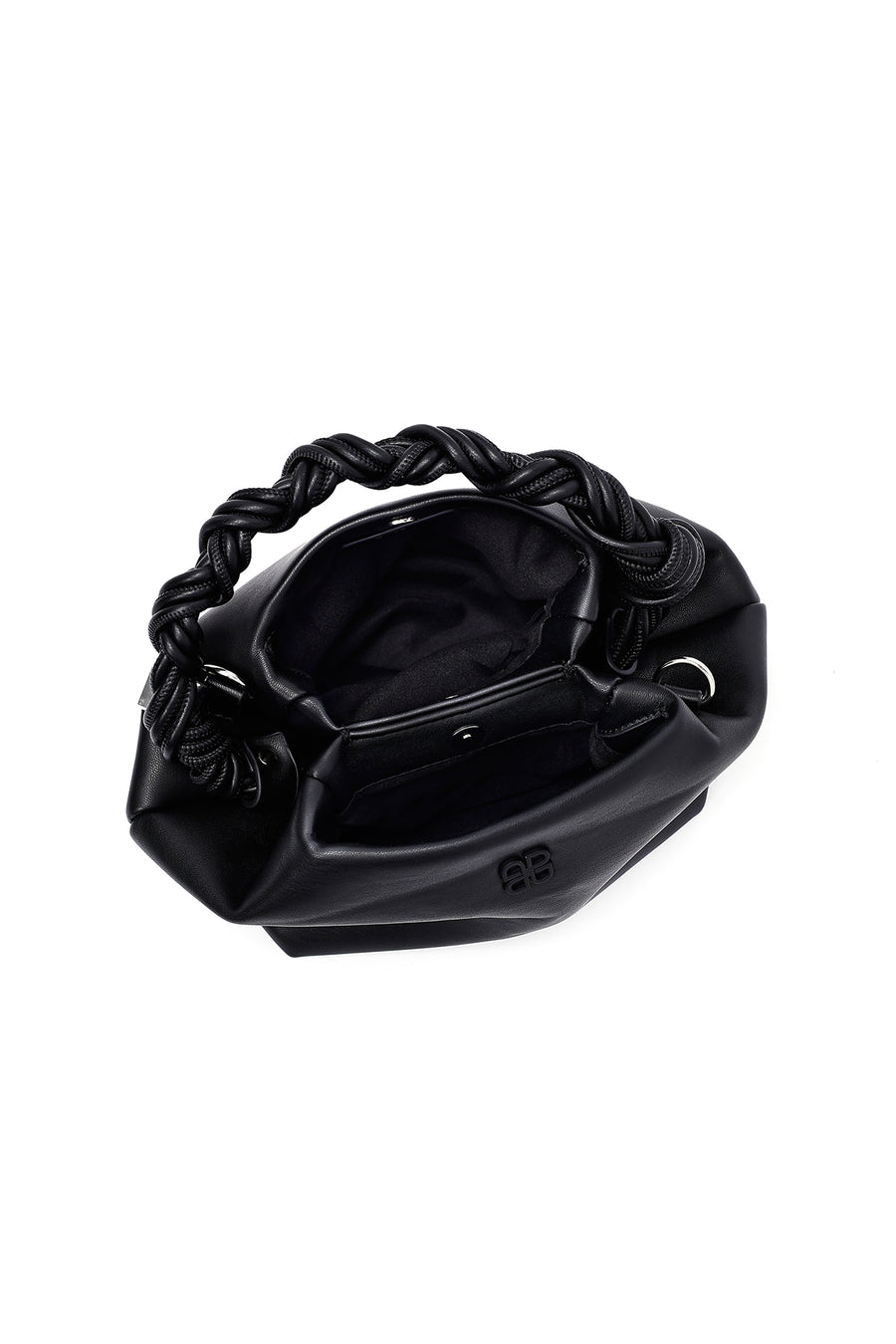 Women's Black Long Strap Mini Handbag