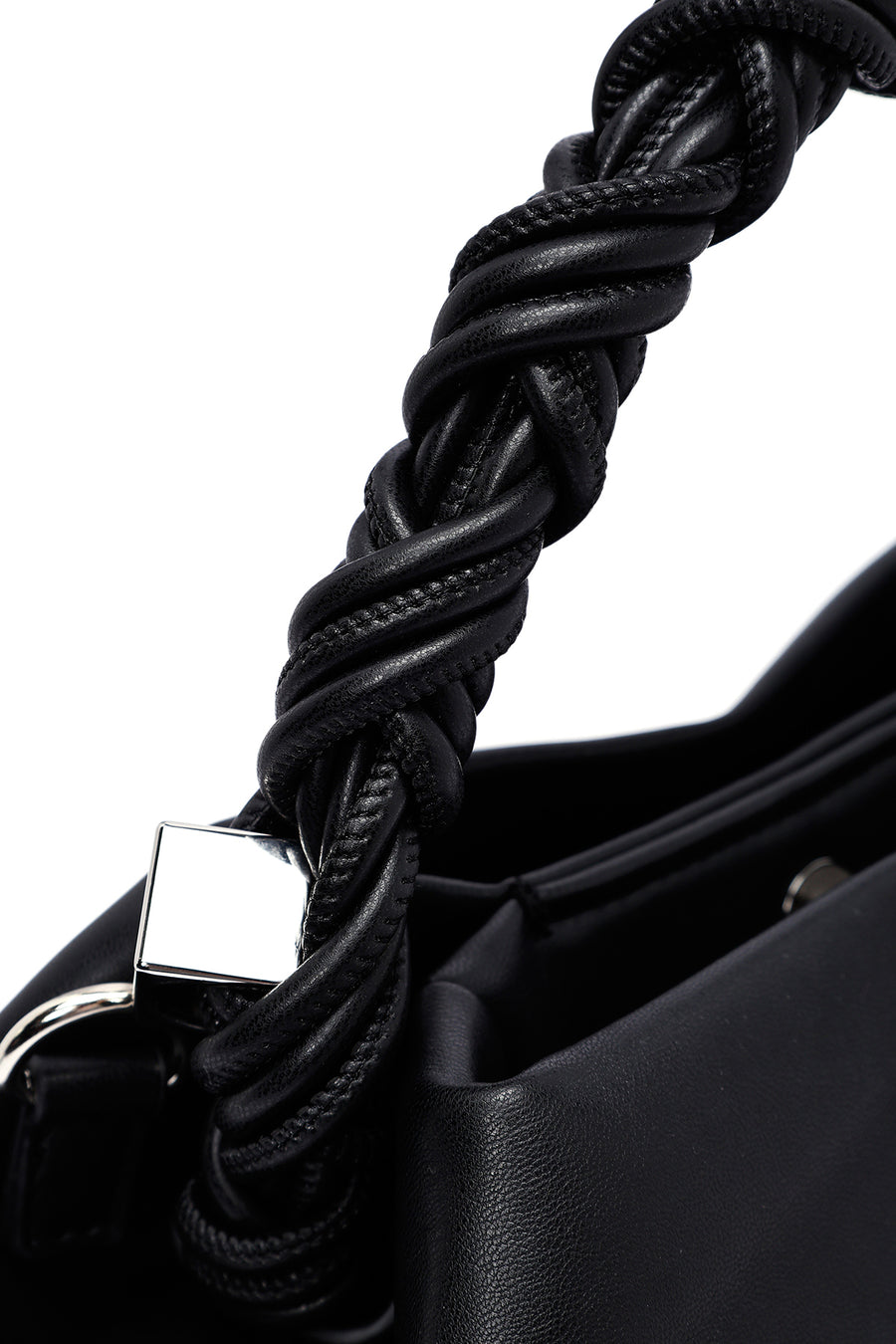 Women's Black Long Strap Mini Handbag