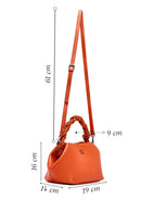 Women's Orange Long Strap Mini Handbag | Derimod