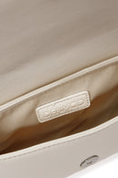 Kadın Beyaz Uzun Zincir Askılı Mini Kol Çantası | Derimod