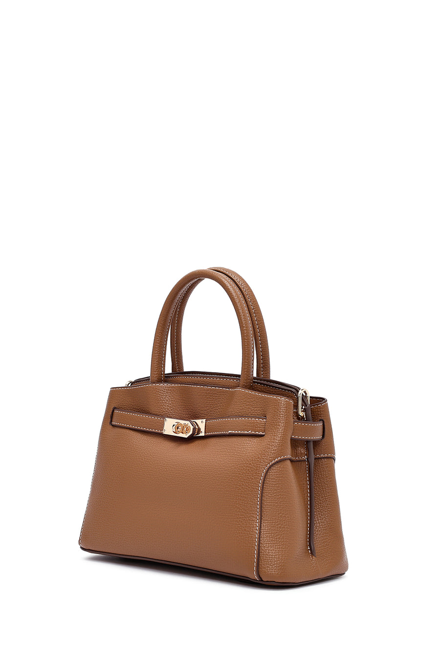 Women's Brown Long Strap Mini Handbag