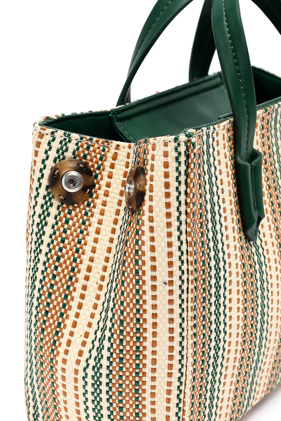 Woman Green Long Shoulder Bag