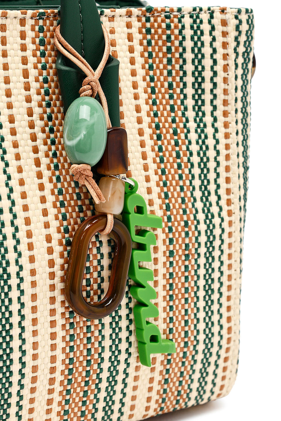 Woman Green Long Shoulder Bag