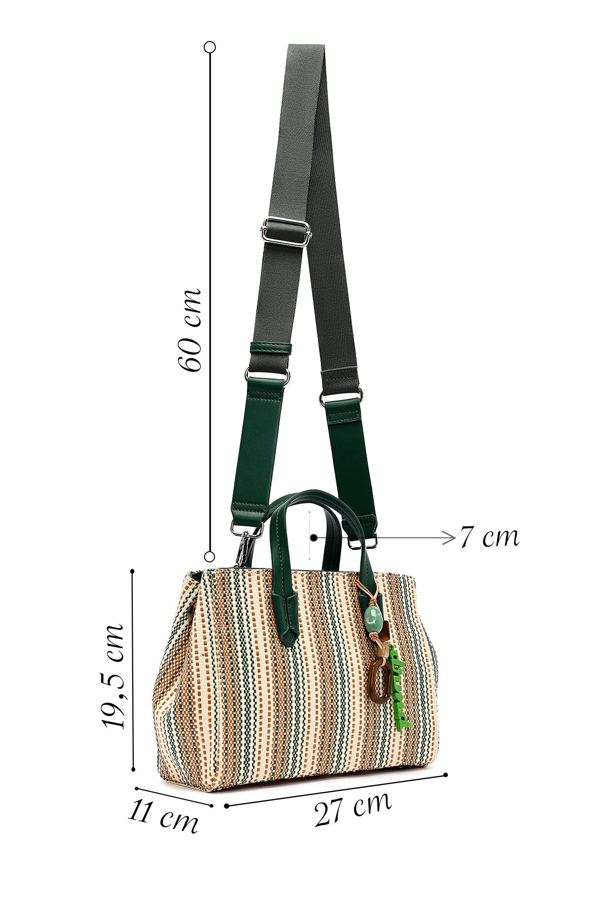 Kadın Yeşil Uzun Askılı Kol Çantası