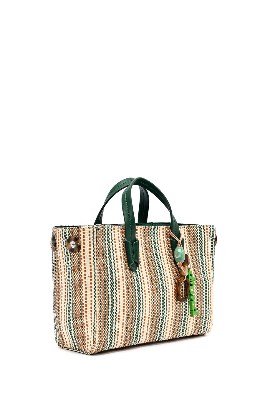 Woman Green Long Shoulder Bag
